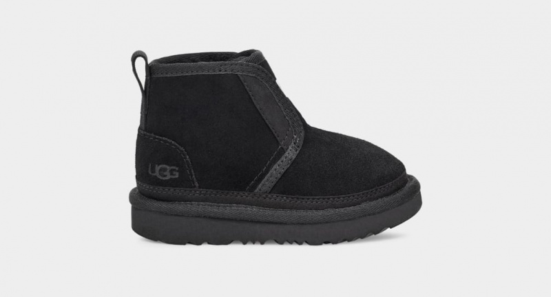 Ugg Neumel EZ-Fit Kids\' Boots Black | KLGJENB-83