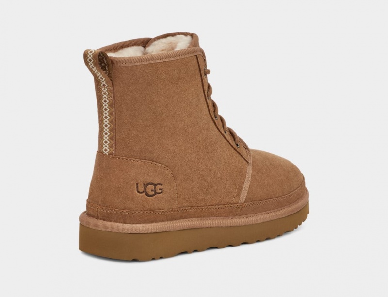 Ugg Neumel High Men's Boots Brown | ZDPQVJU-25