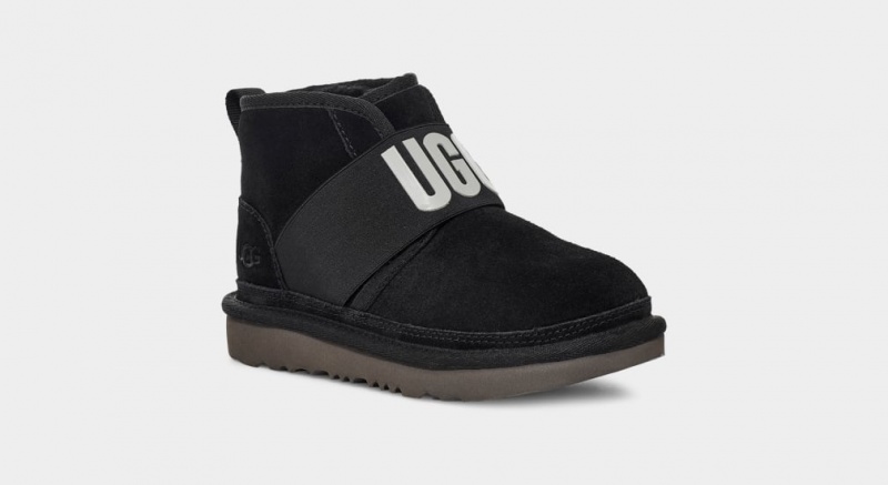 Ugg Neumel II Graphic Kids' Boots Black | PBMKGLQ-87