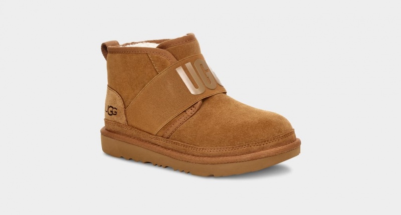 Ugg Neumel II Graphic Kids' Boots Brown | ISVXGBL-37