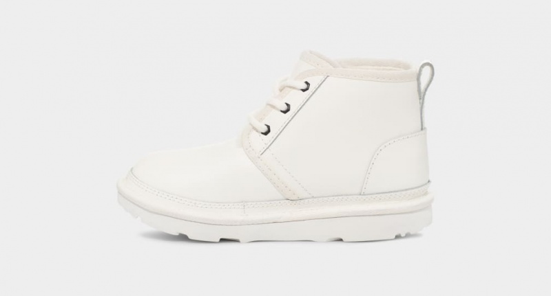 Ugg Neumel II Leather Kids' Boots White | IRPEZJH-25