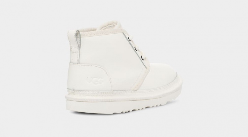 Ugg Neumel II Leather Kids' Boots White | IRPEZJH-25