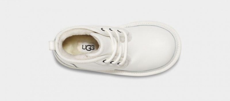 Ugg Neumel II Leather Kids' Boots White | IRPEZJH-25