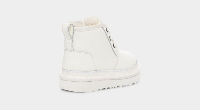 Ugg Neumel II Leather Kids' Boots White | BOJSKEN-26