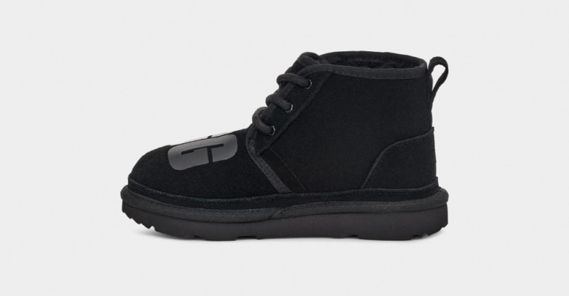 Ugg Neumel II Scatter Graphic Kids' Boots Black | QBDEYGS-40