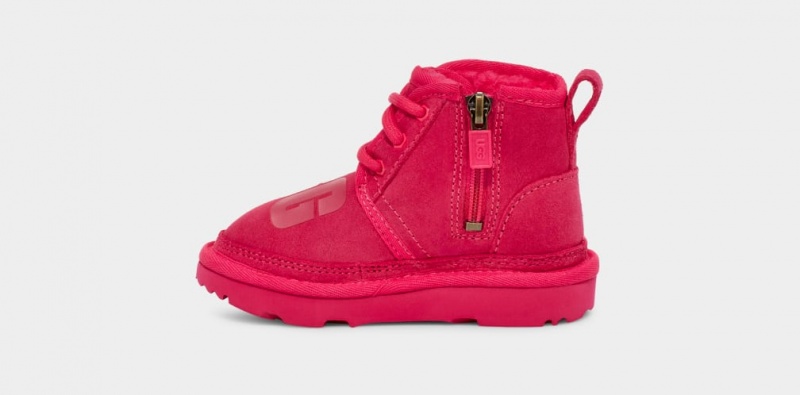 Ugg Neumel II Scatter Graphic Kids' Boots Red | IWUAFLT-36