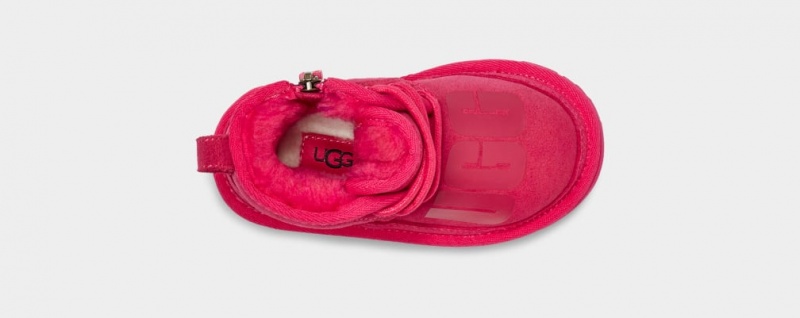 Ugg Neumel II Scatter Graphic Kids' Boots Red | IWUAFLT-36