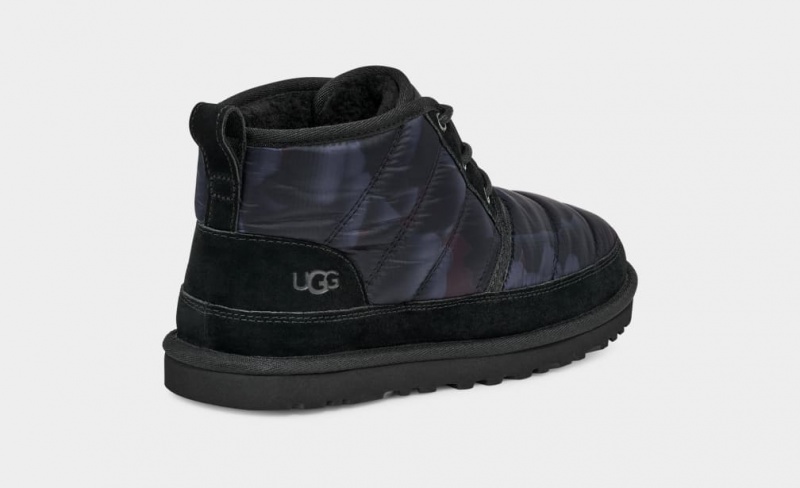 Ugg Neumel LTA Peace Camo Men's Boots Black | CXGUITL-96