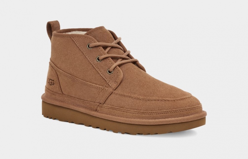 Ugg Neumel Moc Men's Boots Brown | ZPNVLGY-71