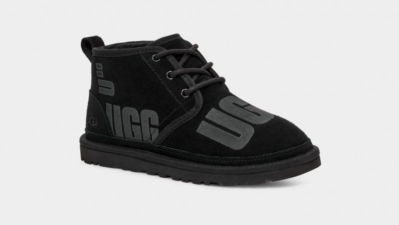 Ugg Neumel Scatter Graphic Women's Boots Black | XONILGK-54