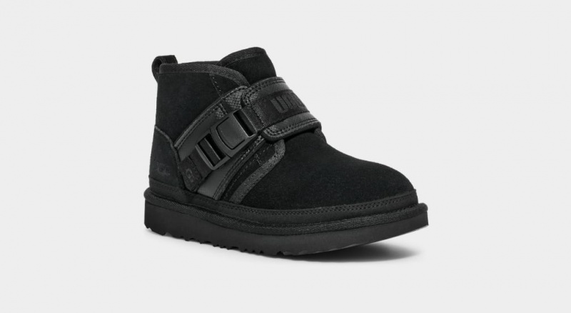 Ugg Neumel Snapback Kids' Boots Black | COTWZNH-14