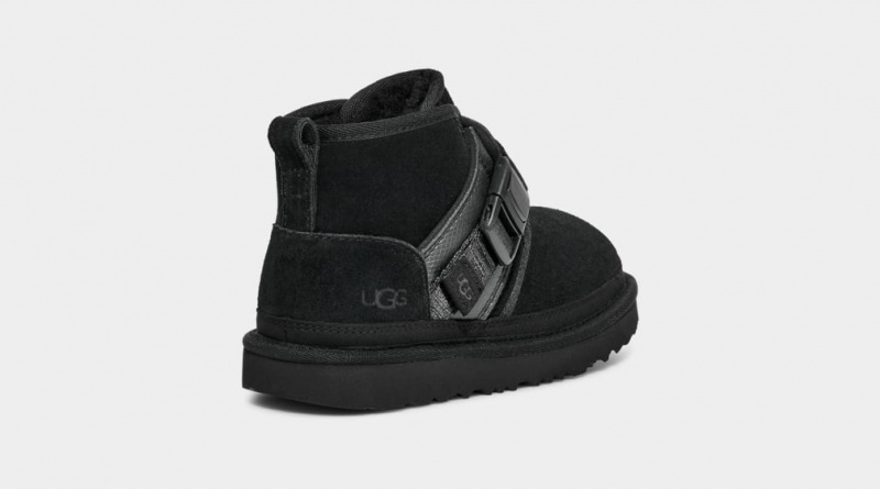 Ugg Neumel Snapback Kids' Boots Black | COTWZNH-14