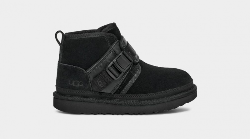 Ugg Neumel Snapback Kids\' Boots Black | COTWZNH-14