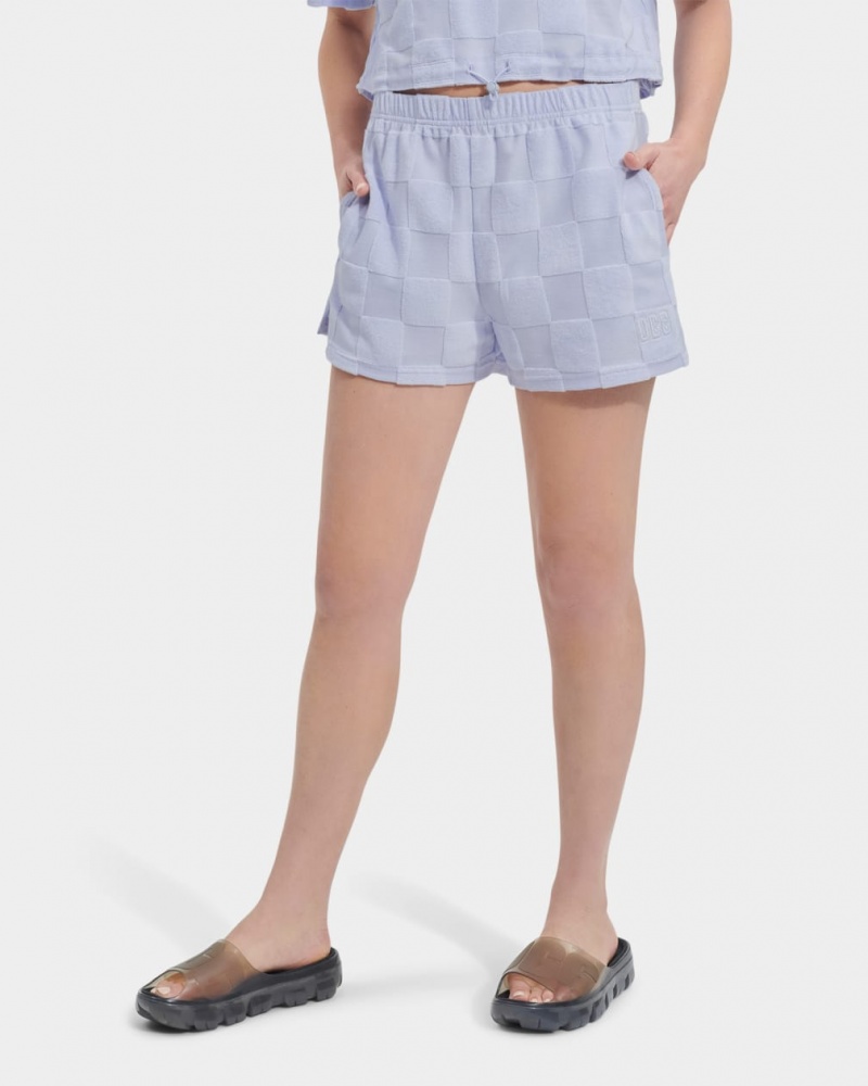 Ugg Noni Check Women's Shorts Grey | YZBLIJG-06