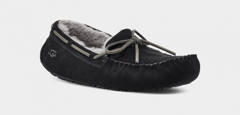 Ugg Olsen Men's Moccasins Black | CFRYSHI-35