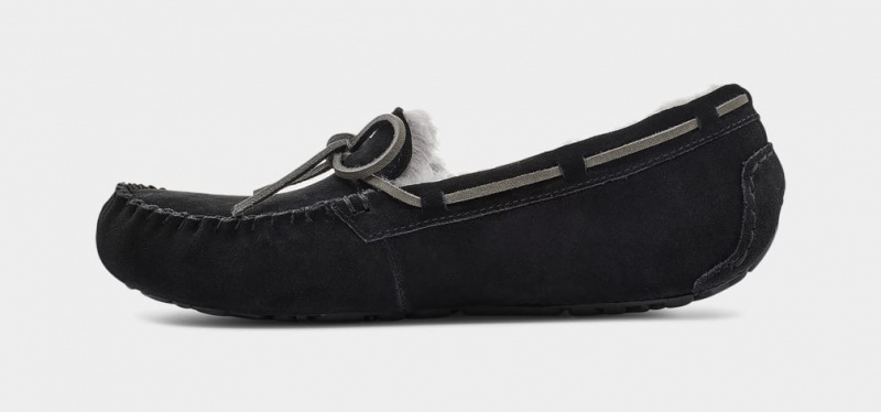 Ugg Olsen Men's Moccasins Black | CFRYSHI-35