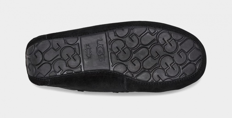 Ugg Olsen Men's Moccasins Black | CFRYSHI-35