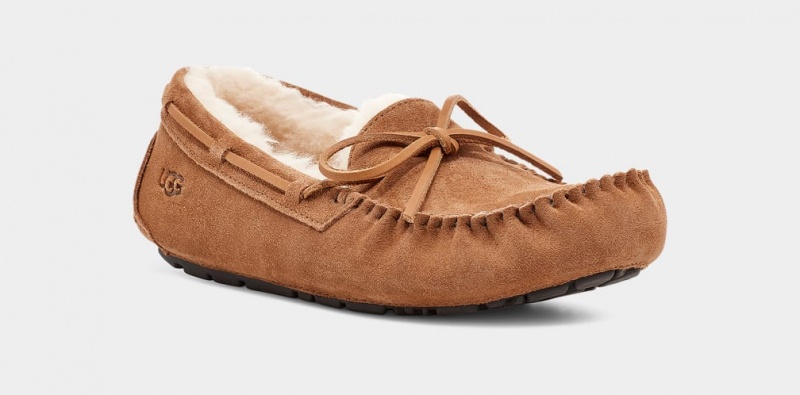 Ugg Olsen Men's Moccasins Brown | WGAMVYI-09