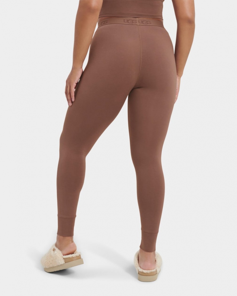 Ugg Paloma Women's Leggings Chocolate | HXIFSCE-26