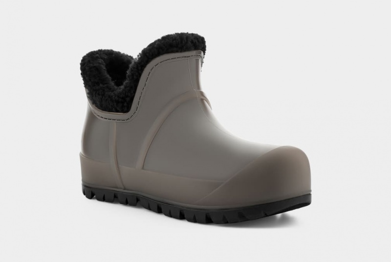 Ugg Raincloud Clear Women's Boots Black | KDAGWQE-35