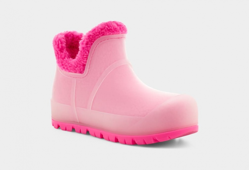 Ugg Raincloud Clear Women's Boots Pink | KQXZHLM-34