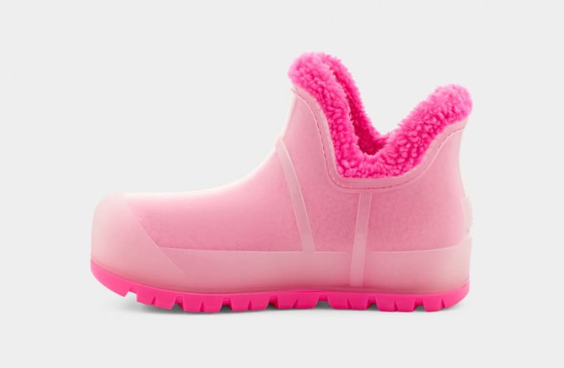 Ugg Raincloud Clear Women's Boots Pink | KQXZHLM-34