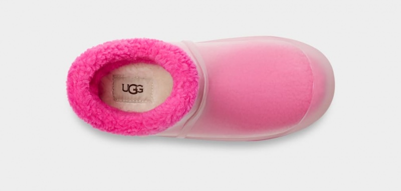 Ugg Raincloud Clear Women's Boots Pink | KQXZHLM-34