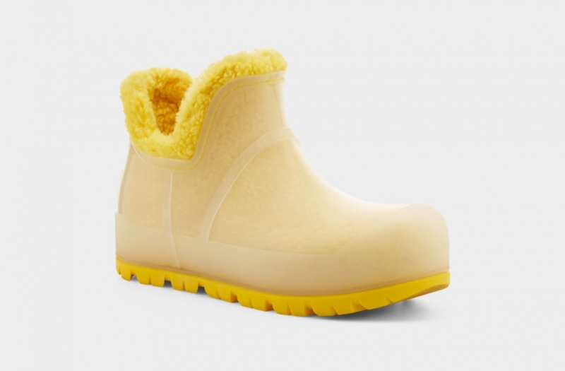 Ugg Raincloud Clear Women's Boots Yellow | MUONJYH-81