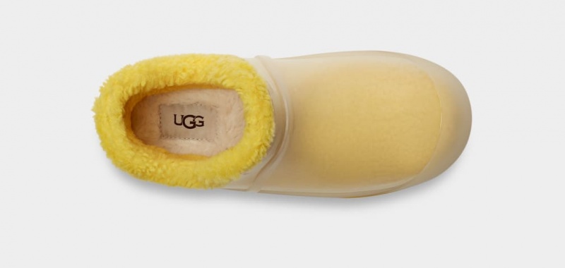 Ugg Raincloud Clear Women's Boots Yellow | MUONJYH-81