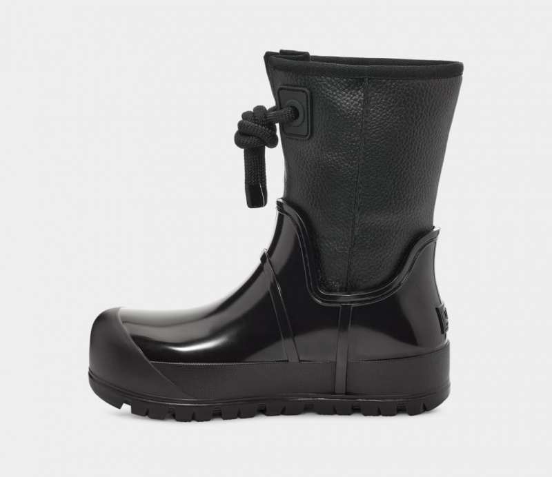 Ugg Raincloud Lace Women's Boots Black | ZGDKYAQ-71