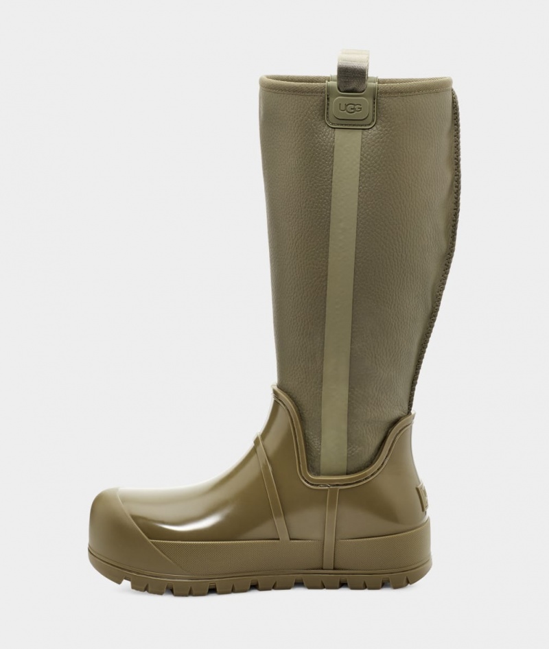 Ugg Raincloud Tall Women's Boots Olive | ZHUCNMD-34