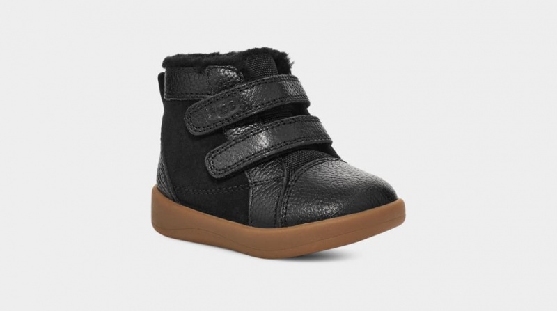 Ugg Rennon II Kids' Sneakers Black | OTGMNYJ-87