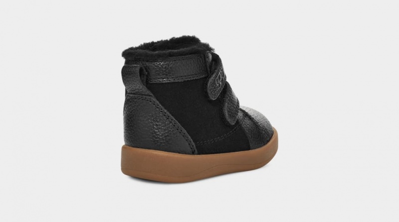 Ugg Rennon II Kids' Sneakers Black | OTGMNYJ-87