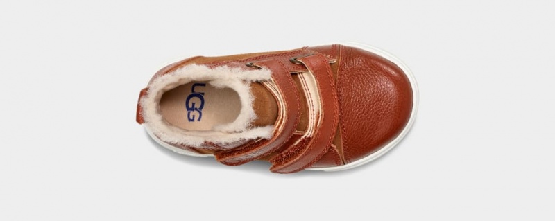 Ugg Rennon II Kids' Sneakers Brown | LXMFYCN-20