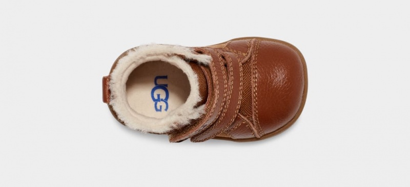 Ugg Rennon II Kids' Sneakers Brown | VGXZQFI-49