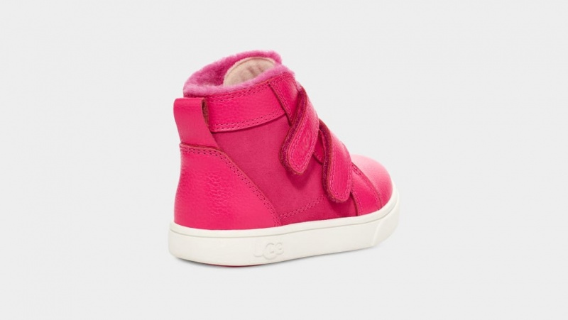 Ugg Rennon II Kids' Sneakers Pink | KVSLBHQ-75