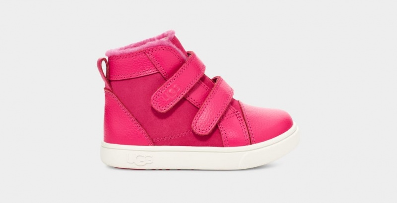 Ugg Rennon II Kids\' Sneakers Pink | KVSLBHQ-75