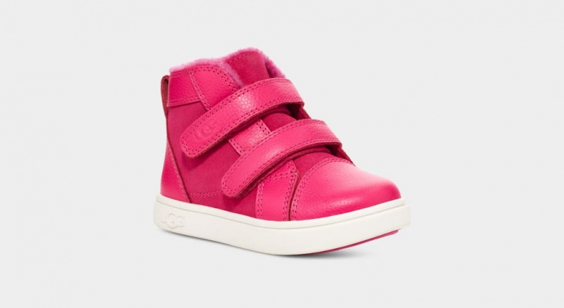 Ugg Rennon II Kids' Sneakers Red | GSKEVAL-14