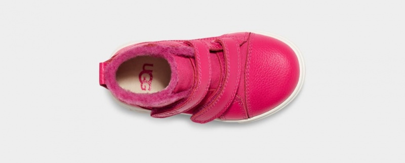 Ugg Rennon II Kids' Sneakers Red | GSKEVAL-14