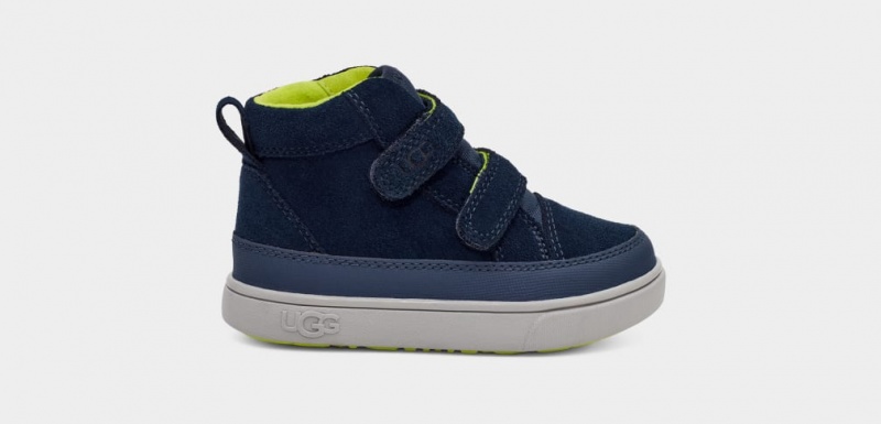 Ugg Rennon II Weather Kids\' Sneakers Blue | UNLGQKV-16