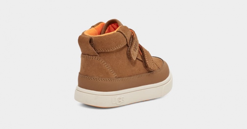 Ugg Rennon II Weather Kids' Sneakers Brown | BZMKJLX-01