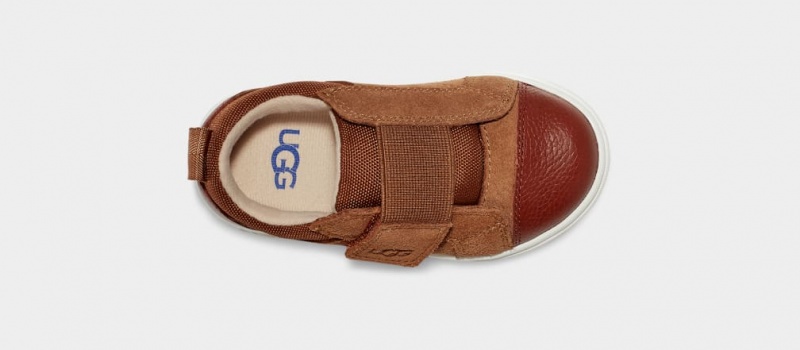 Ugg Rennon Low Kids' Sneakers Brown | AODRGLK-79