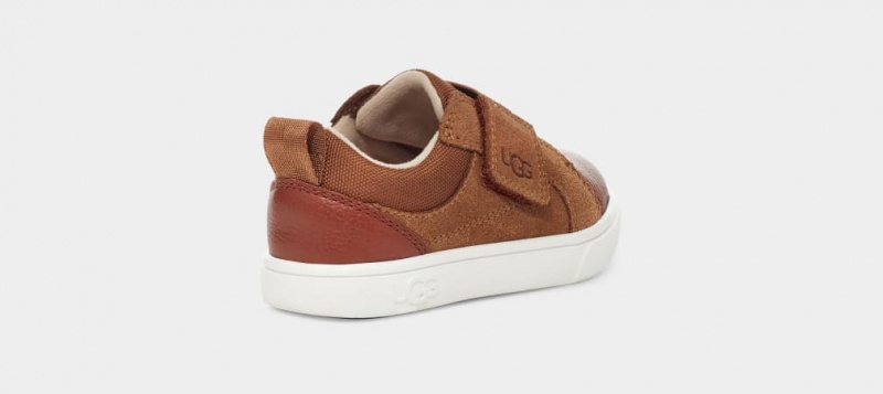 Ugg Rennon Low Kids' Sneakers Brown | KRGBUHZ-68