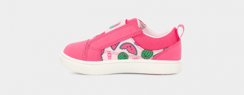 Ugg Rennon Low Watermelon Stuffie Kids' Sneakers Pink | CYQOEKU-03