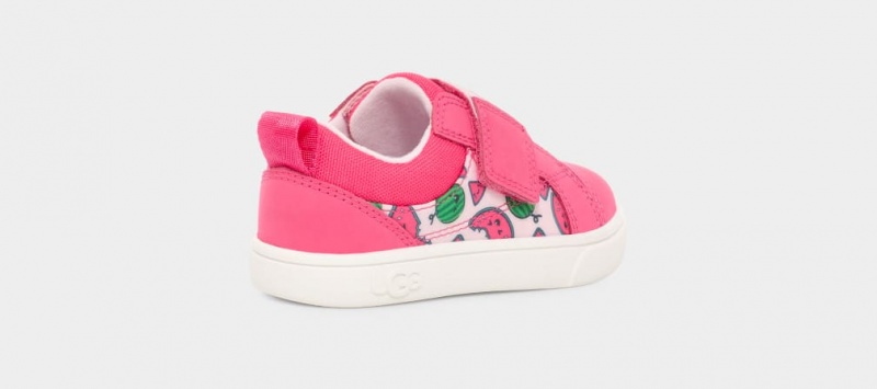 Ugg Rennon Low Watermelon Stuffie Kids' Sneakers Pink | CYQOEKU-03