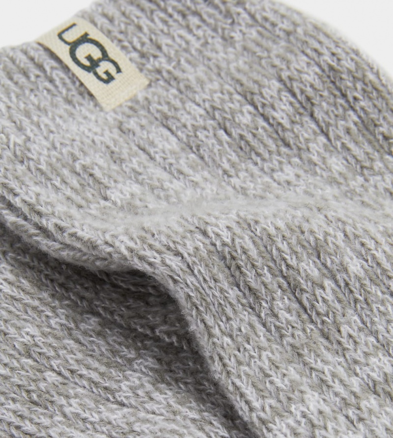 Ugg Rib Knit Slouchy Crew Women's Socks Grey | IFLHGBR-52