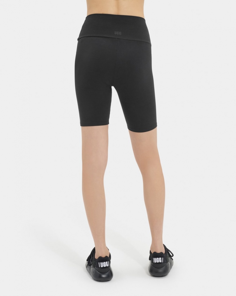 Ugg Rilynn Biker Women's Shorts Black | LGUPDER-92