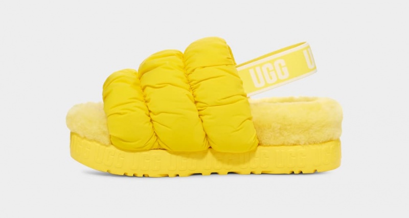 Ugg Scrunchita Women's Sandals Yellow | PKXYWGF-24