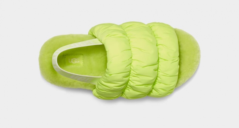 Ugg Scrunchita Women's Slippers Green | DKTZXGI-92