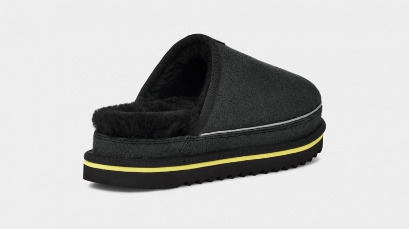 Ugg Scuff Cali Wave Men's Moccasins Black | TYXRJUP-63